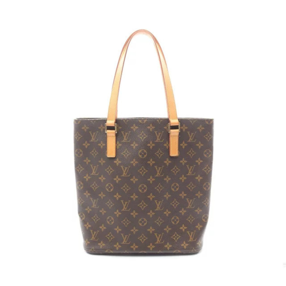 Louis Vuitton Vavin Monogram Tote Bag Canvas Leather Brown